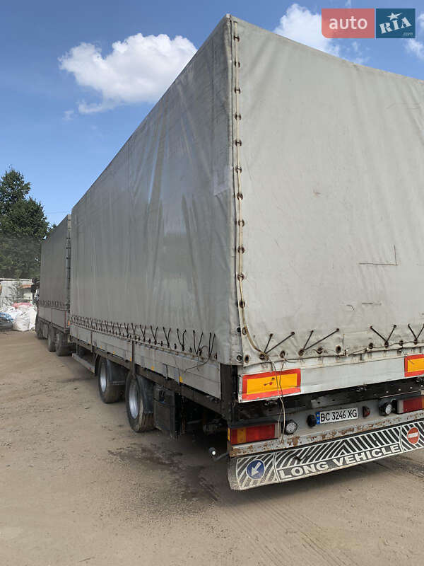 Тентованный борт (штора) - прицеп Krone ZZF 2005 в Львове