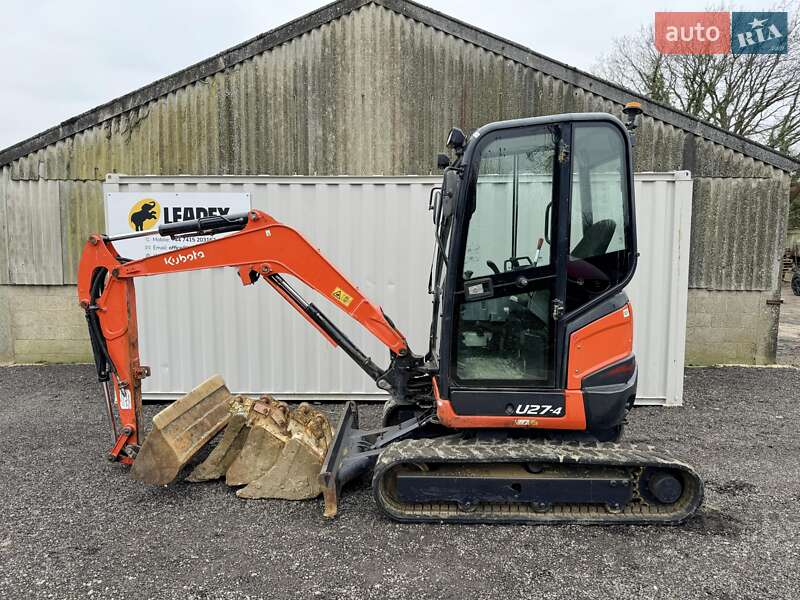 Миниэкскаватор Kubota U27-4 2018 в 