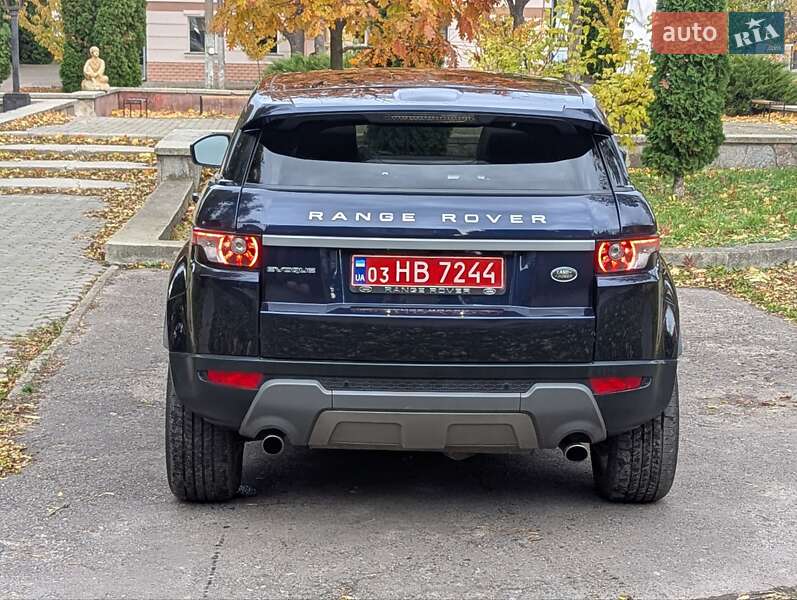 Позашляховик / Кросовер Land Rover Range Rover Evoque 2015 в Дубні фото 3 Позашляховик / Кросовер Land Rover Range Rover Evoque 2015 в Дубні