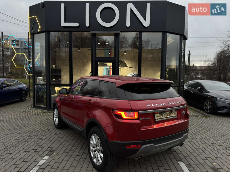 Позашляховик / Кросовер Land Rover Range Rover Evoque 2016 в Львові фото 8 Позашляховик / Кросовер Land Rover Range Rover Evoque 2016 в Львові