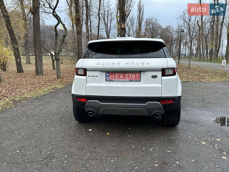 Внедорожник / Кроссовер Land Rover Range Rover Evoque 2016 в Киеве