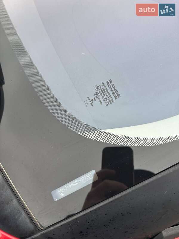 Позашляховик / Кросовер Land Rover Range Rover Evoque 2015 в Дніпрі