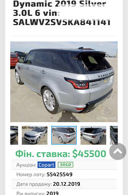 Внедорожник / Кроссовер Land Rover Range Rover Sport 2018 в Виннице