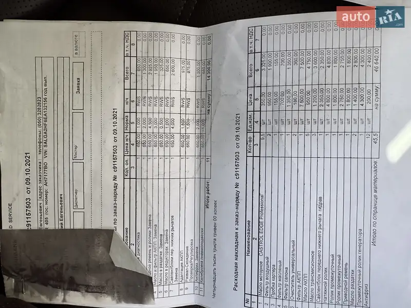 Внедорожник / Кроссовер Land Rover Range Rover 2013 в Киеве документ