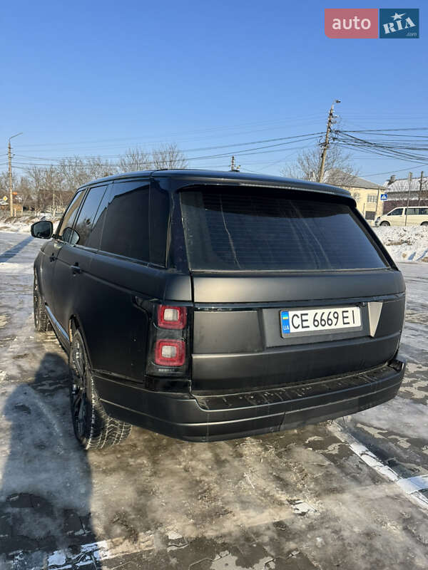 Внедорожник / Кроссовер Land Rover Range Rover 2013 в Черновцах