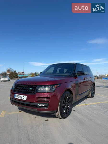 Внедорожник / Кроссовер Land Rover Range Rover 2016 в Тернополе фото 2 Внедорожник / Кроссовер Land Rover Range Rover 2016 в Тернополе
