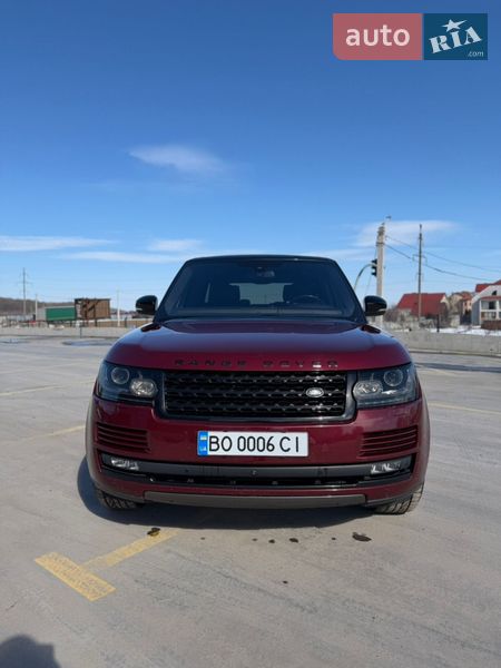Внедорожник / Кроссовер Land Rover Range Rover 2016 в Тернополе фото 4 Внедорожник / Кроссовер Land Rover Range Rover 2016 в Тернополе