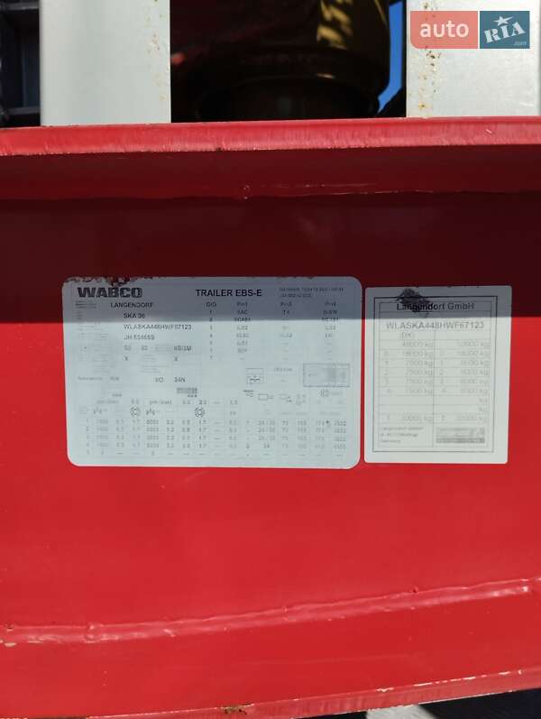 Самосвал полуприцеп Langendorf SKS 2017 в Шептицькому фото 28 Самосвал полуприцеп Langendorf SKS 2017 в Шептицькому