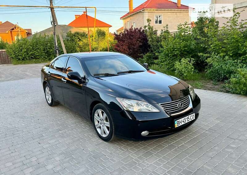 2008 Lexus ES, VIN JTHBJ46GX82163187:plate — фото 1 (autoria)