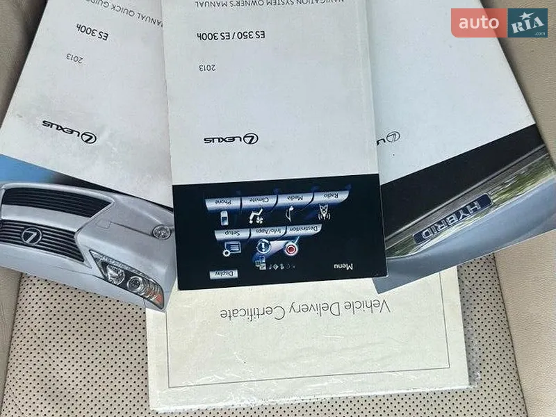 Седан Lexus ES 2012 в Тернополі документ