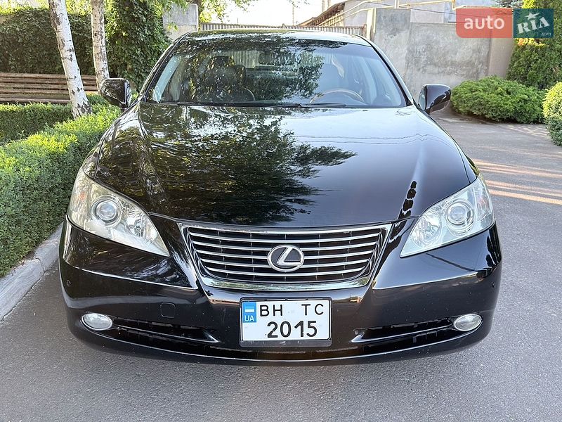 2007 Lexus ES, VIN JTHBJ46G772144725:plate — фото 1 (autoria)