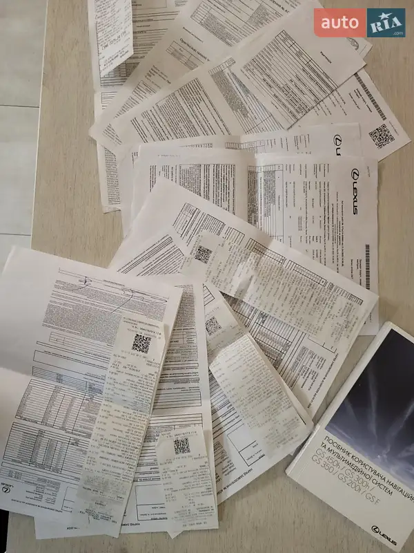 Седан Lexus GS 2017 в Днепре документ 6 фото Седан Lexus GS 2017 в Днепре документ