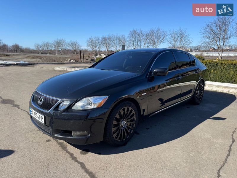 2005 Lexus GS, VIN JTHBH96S405007288:plate — фото 1 (autoria)