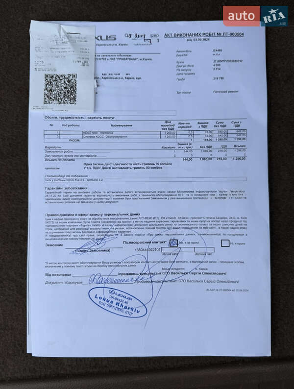 Внедорожник / Кроссовер Lexus GX 2014 в Харькове