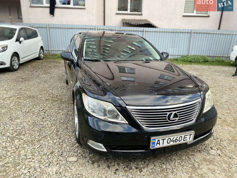 2008 Lexus LS, VIN JTHBL46F705077209:plate — фото 1 (autoria)