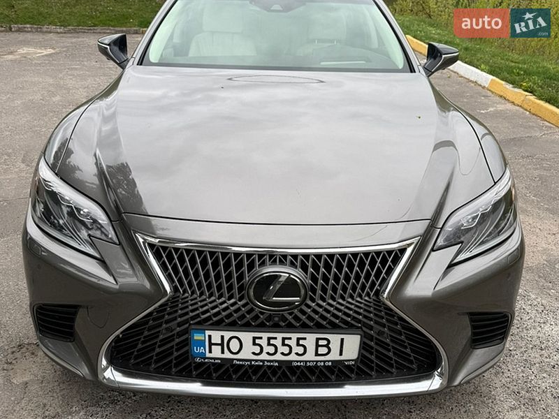 2018 Lexus LS, VIN JTHC5LFF405001634:plate — фото 1 (autoria)