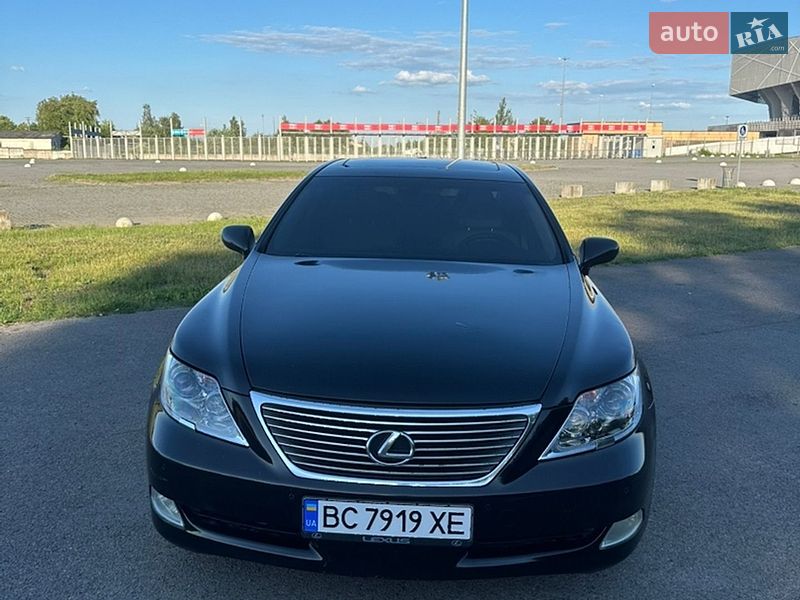 2007 Lexus LS, VIN JTHBL46F575033011:plate — фото 1 (autoria)