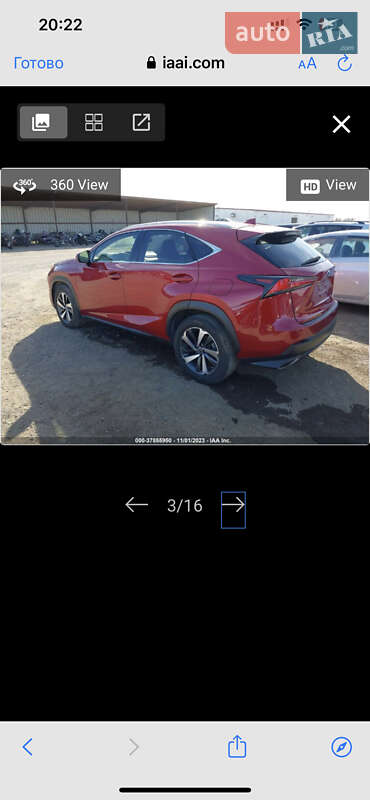 Внедорожник / Кроссовер Lexus NX 2019 в Дубно
