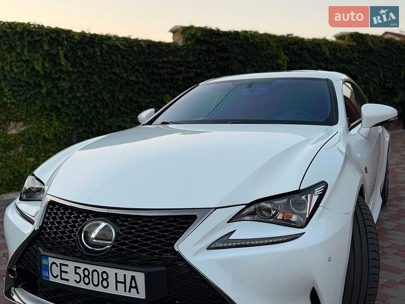 Купе Lexus RC 2017 в Черновцах