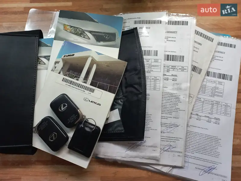 Внедорожник / Кроссовер Lexus RX 2010 в Киеве документ