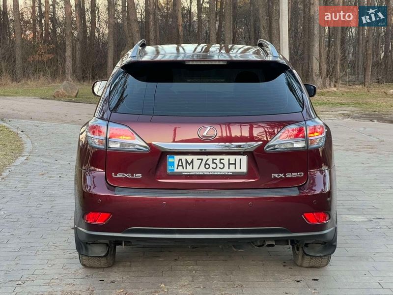 Позашляховик / Кросовер Lexus RX 2012 в Житомирі фото 30 Позашляховик / Кросовер Lexus RX 2012 в Житомирі