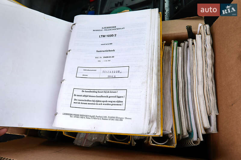 Автокран Liebherr LTM 1030 1998 в Хусте фото 28 Автокран Liebherr LTM 1030 1998 в Хусте