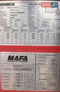 Цистерна напівпричіп MAFA 40 2008 в Одесі