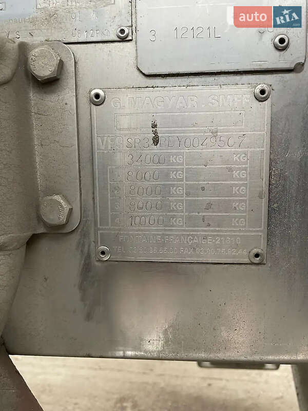 Цистерна полуприцеп Magyar Fuel Tank 2001 в Виннице фото 5 Цистерна полуприцеп Magyar Fuel Tank 2001 в Виннице