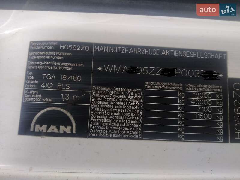 Грузовой фургон MAN 23.414 2001 в Бердичеве