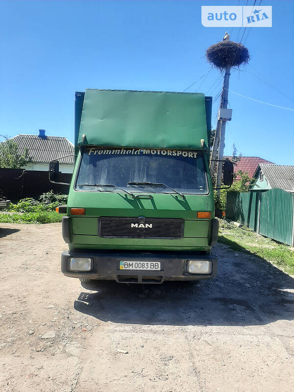 Грузовой фургон MAN 8.150 груз. 1992 в Белополье