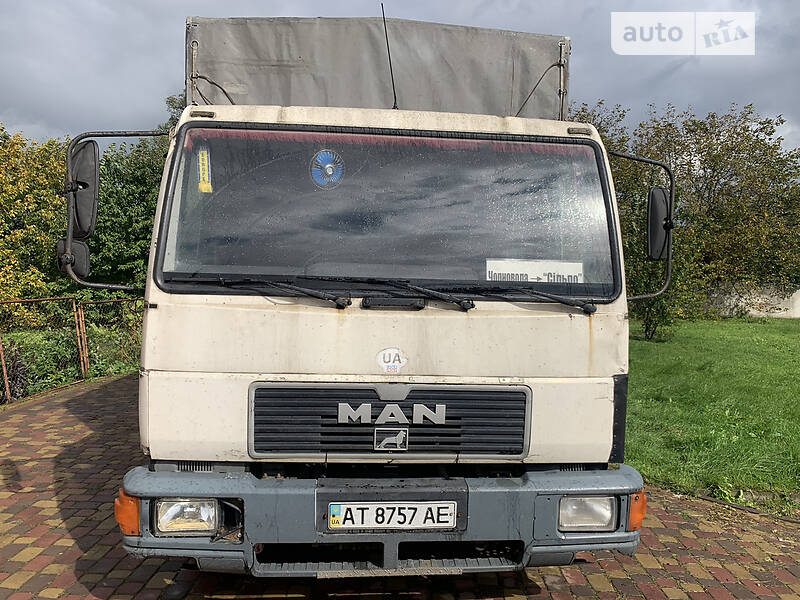 Тентованый MAN 8.163 1998 в Ивано-Франковске фото 4 Тентованый MAN 8.163 1998 в Ивано-Франковске