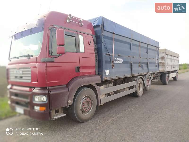 Контейнеровоз MAN TGA 2004 в Долинской фото Контейнеровоз MAN TGA 2004 в Долинской