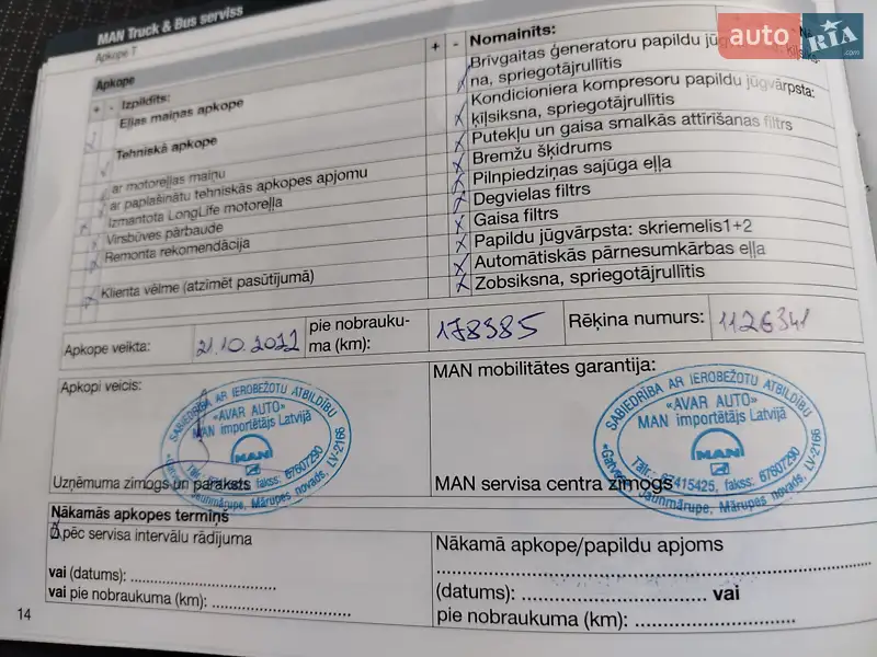 Грузовой фургон MAN TGE 2021 в Ковеле документ