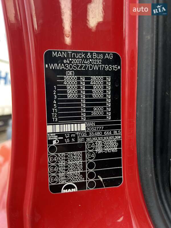 Тягач MAN TGS 2012 в Хусті