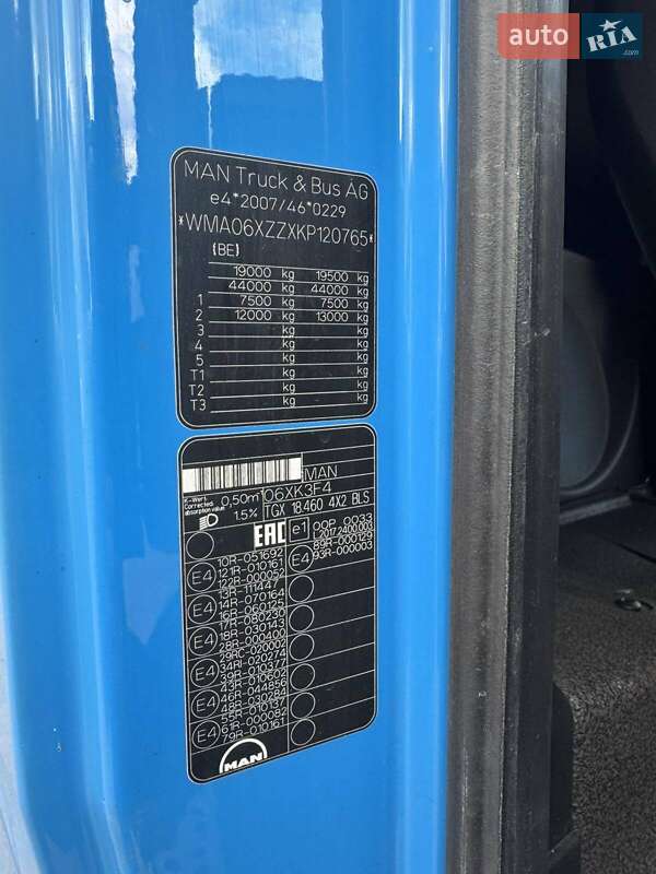 Тягач MAN TGX 18.460 2018 в Буче