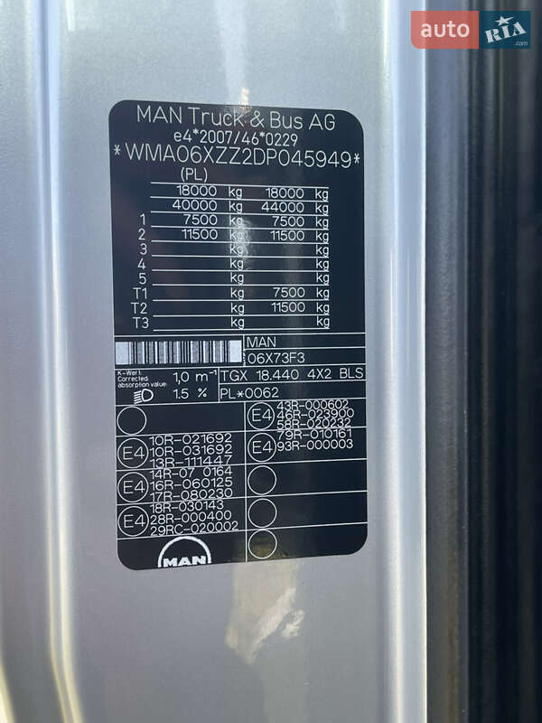 Тягач MAN TGX 2013 в Виннице фото 31 Тягач MAN TGX 2013 в Виннице