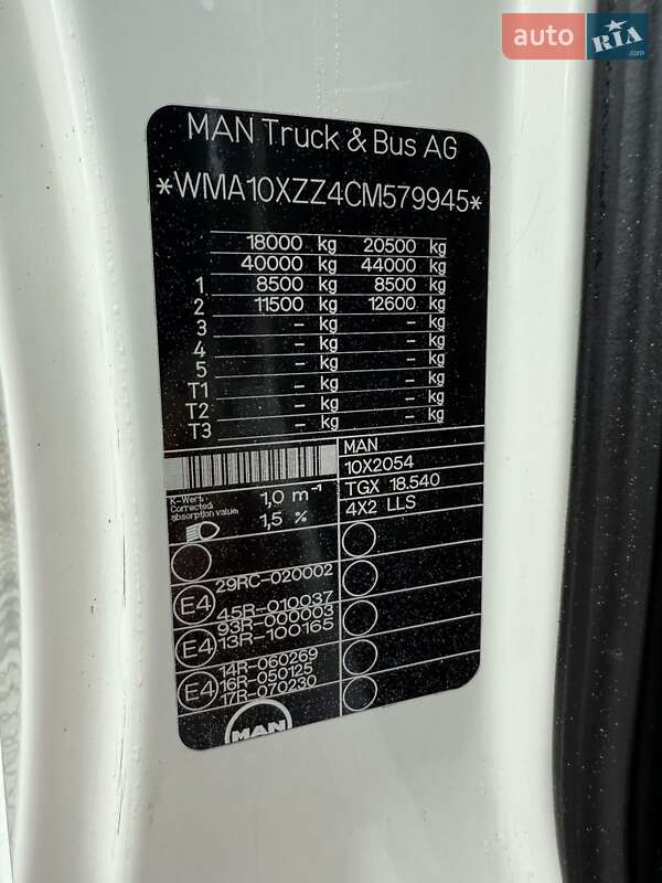 Тягач MAN TGX 2011 в Хусте