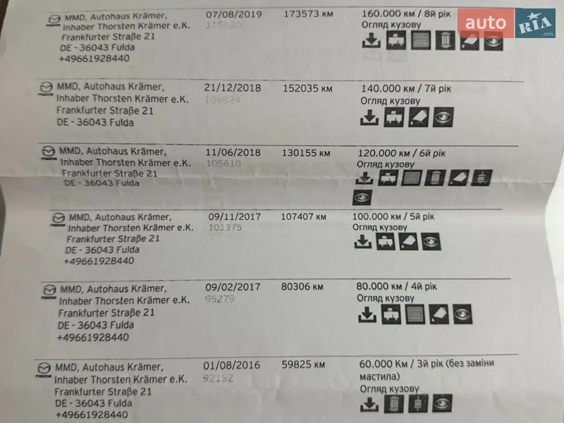 Хэтчбек Mazda 3 2014 в Хмельницком документ