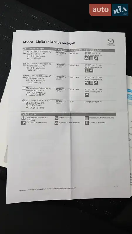 Мінівен Mazda 5 2010 в Стрию документ 5 фото Мінівен Mazda 5 2010 в Стрию документ