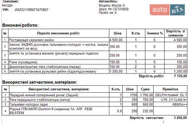 Універсал Mazda 6 2007 в Чернівцях