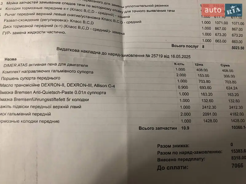 Седан Mazda 6 2004 в Запоріжжі документ 4 фото Седан Mazda 6 2004 в Запоріжжі документ