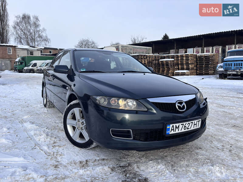 2006 Mazda 6, VIN JMZGG14F771675752:plate — фото 1 (autoria)