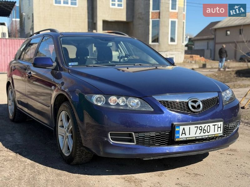 2005 Mazda 6, VIN JMZGY198261403455:plate — фото 1 (autoria)