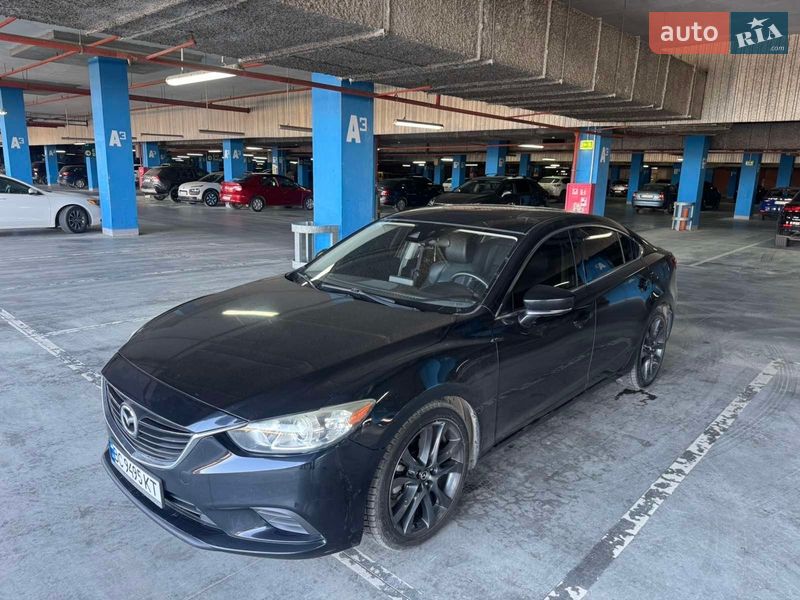 2017 Mazda 6, VIN JM1GL1V55H1107731:plate — фото 1 (autoria)