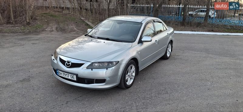 2006 Mazda 6, VIN JMZGG12F771667318:plate — фото 1 (autoria)