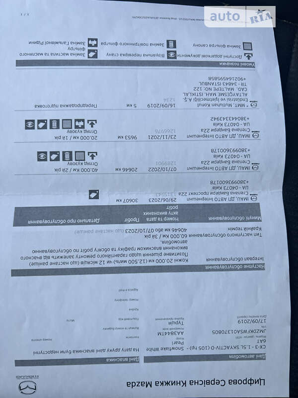 Внедорожник / Кроссовер Mazda CX-3 2020 в Киеве фото 45 Внедорожник / Кроссовер Mazda CX-3 2020 в Киеве