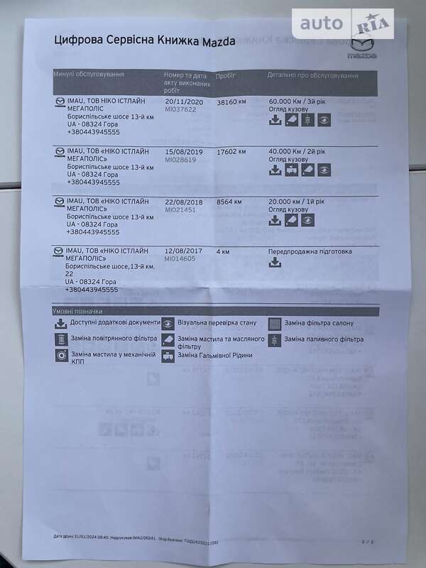 Внедорожник / Кроссовер Mazda CX-5 2017 в Днепре фото 48 Внедорожник / Кроссовер Mazda CX-5 2017 в Днепре