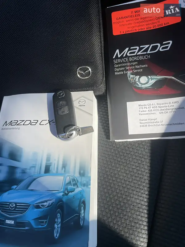 Внедорожник / Кроссовер Mazda CX-5 2015 в Чернигове документ 2 фото Внедорожник / Кроссовер Mazda CX-5 2015 в Чернигове документ