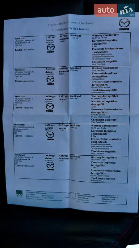 Позашляховик / Кросовер Mazda CX-5 2012 в Шепетівці документ