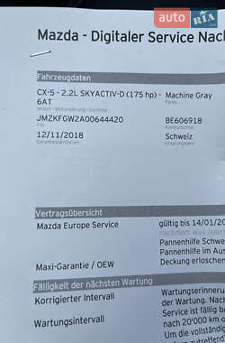 Позашляховик / Кросовер Mazda CX-5 2018 в 